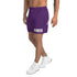 Graffiti Athletic Long Shorts – feat The Train Master Purple | Hip - Hop Streetwear Shorts - Stykonz Graffiti Streetwear