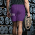Graffiti Athletic Long Shorts – feat The Train Master Purple | Hip - Hop Streetwear Shorts - Stykonz Graffiti Streetwear