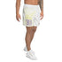 Graffiti Athletic Long Shorts – feat The Train Master White | Hip - Hop Streetwear Shorts - Stykonz Graffiti Streetwear