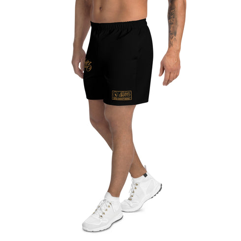 Graffiti Athletic Long Shorts – Gold Scriptkonz | Hip - Hop Streetwear Shorts - Stykonz Graffiti Streetwear