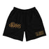 Graffiti Athletic Long Shorts – Gold Scriptkonz | Hip - Hop Streetwear Shorts - Stykonz Graffiti Streetwear