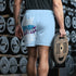 Graffiti Athletic Long Shorts – Ice Block | Hip - Hop Streetwear Shorts - Stykonz Graffiti Streetwear
