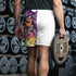 Graffiti Athletic Long Shorts – The Train Master NY Wildstyle | Hip - Hop Streetwear Shorts - Stykonz Graffiti Streetwear
