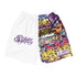 Graffiti Athletic Long Shorts – The Train Master NY Wildstyle | Hip - Hop Streetwear Shorts - Stykonz Graffiti Streetwear