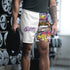 Graffiti Athletic Long Shorts – The Train Master NY Wildstyle | Hip - Hop Streetwear Shorts - Stykonz Graffiti Streetwear