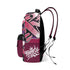 Graffiti Backpack 17 Inch Twill Leather feat Black Cherry | Hip - Hop Streetwear Bag - Stykonz Graffiti Streetwear