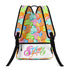 Graffiti Backpack 17 Inch Twill Leather feat Candy | Hip - Hop Streetwear Bag - Stykonz Graffiti Streetwear