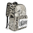 Graffiti Backpack 17 Inch Twill Leather feat Chromium | Hip - Hop Streetwear Bag - Stykonz Graffiti Streetwear