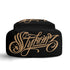 Graffiti Backpack 17 Inch Twill Leather feat Gold Scriptkonz | Hip - Hop Streetwear Bag - Stykonz Graffiti Streetwear