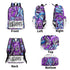 Graffiti Backpack 17 Inch Twill Leather feat Purple Wildstyle | Hip - Hop Streetwear Bag - Stykonz Graffiti Streetwear