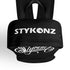 Graffiti Backpack 17 Inch Twill Leather feat Scriptkonz Stykonz BW - Stykonz Graffiti Streetwear