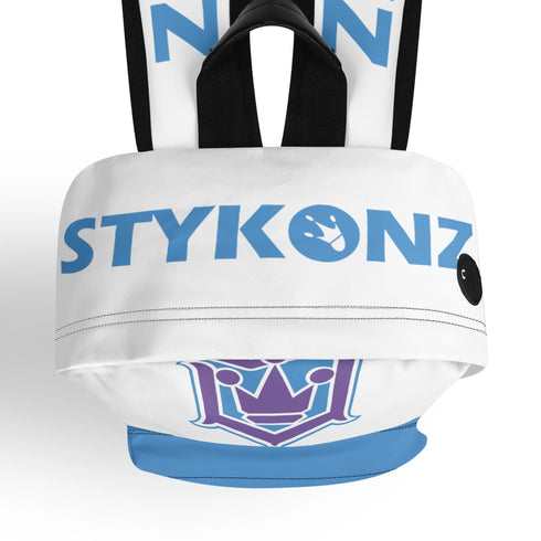 Graffiti Backpack 17 Inch Twill Leather feat Stykonz BP Style - Master Tag | Hip - Hop Streetwear Bag - Stykonz Graffiti Streetwear