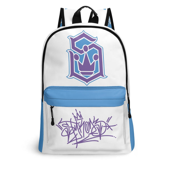Graffiti Backpack 17 Inch Twill Leather feat Stykonz BP Style - Master Tag | Hip - Hop Streetwear Bag - Stykonz Graffiti Streetwear