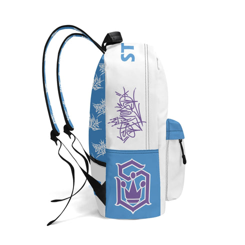 Graffiti Backpack 17 Inch Twill Leather feat Stykonz BP Style - Master Tag | Hip - Hop Streetwear Bag - Stykonz Graffiti Streetwear