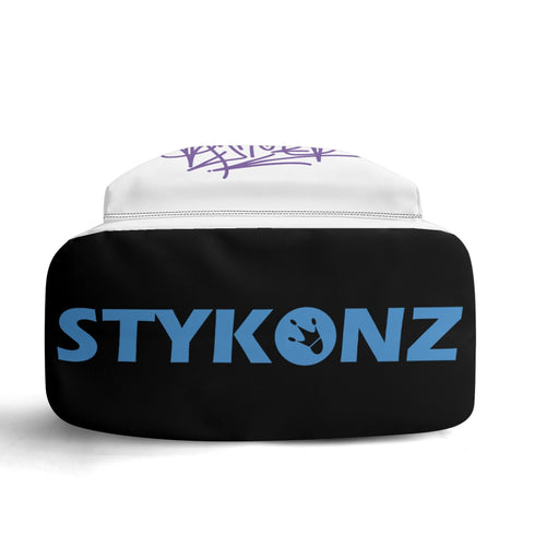 Graffiti Backpack 17 Inch Twill Leather feat Stykonz BP Style - Master Tag | Hip - Hop Streetwear Bag - Stykonz Graffiti Streetwear