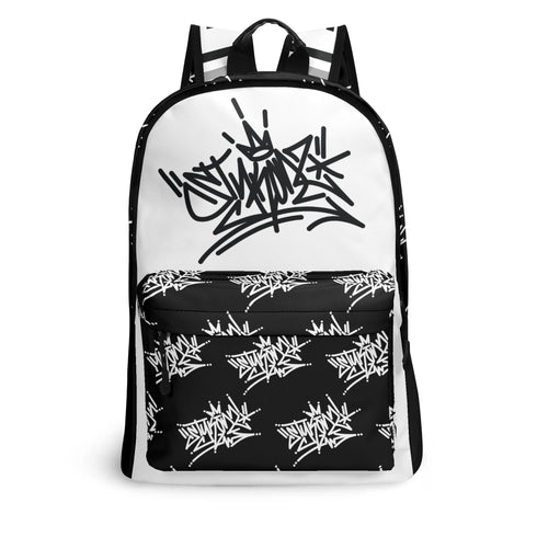 Graffiti Backpack 17 Inch Twill Leather feat Stykonz Style Master Tag | Hip - Hop Streetwear Bag - Stykonz Graffiti Streetwear
