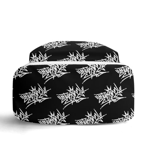 Graffiti Backpack 17 Inch Twill Leather feat Stykonz Style Master Tag | Hip - Hop Streetwear Bag - Stykonz Graffiti Streetwear