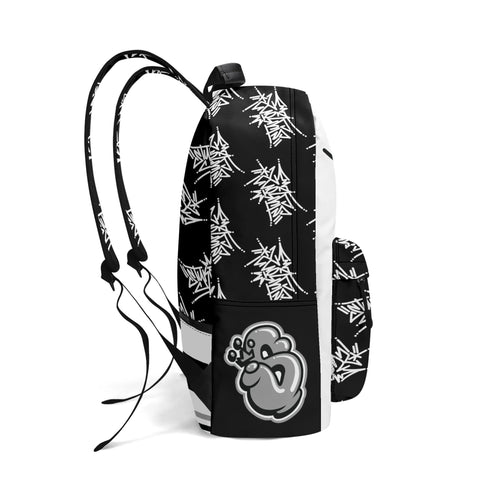 Graffiti Backpack 17 Inch Twill Leather feat Stykonz Style Master Tag | Hip - Hop Streetwear Bag - Stykonz Graffiti Streetwear