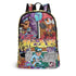 Graffiti Backpack 17 Inch Twill Leather feat The Train Master | Hip - Hop Streetwear Bag - Stykonz Graffiti Streetwear