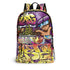 Graffiti Backpack 17 Inch Twill Leather feat The Train Master v2 | Hip - Hop Streetwear Bag - Stykonz Graffiti Streetwear