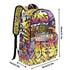 Graffiti Backpack 17 Inch Twill Leather feat The Train Master v2 | Hip - Hop Streetwear Bag - Stykonz Graffiti Streetwear