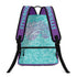 Graffiti Backpack 17 Inch Twill Leather feat Turquoise Mix Script | Hip - Hop Streetwear Bag - Stykonz Graffiti Streetwear
