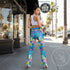 Graffiti Fleggings – 90s Elements | Hip - Hop Streetwear Flare Leggings - Stykonz Graffiti Streetwear