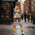 Graffiti Fleggings – Comic Stykonz 1 | Hip - Hop Streetwear Flare Leggings - Stykonz Graffiti Streetwear
