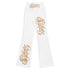 Graffiti Fleggings – Gold Scriptkonz | Hip - Hop Streetwear Flare Leggings - Stykonz Graffiti Streetwear