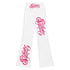 Graffiti Fleggings – Hot Pink Scriptkonz | Hip - Hop Streetwear Flare Leggings - Stykonz Graffiti Streetwear