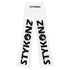Graffiti Fleggings – Stykonz Black Block | Hip - Hop Streetwear Flare Leggings - Stykonz Graffiti Streetwear