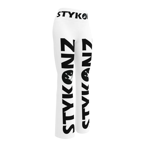 Graffiti Fleggings – Stykonz Black Block | Hip - Hop Streetwear Flare Leggings - Stykonz Graffiti Streetwear