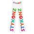 Graffiti Fleggings – Stykonz Candy Block | Hip - Hop Streetwear Flare Leggings - Stykonz Graffiti Streetwear