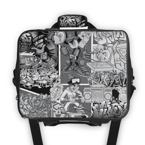 Graffiti Lunch Bag Picnic Bag feat BW Comic Stykonz | Hip - Hop Streetwear Cooler Bag - Stykonz Graffiti Streetwear