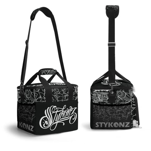 Graffiti Lunch Bag Picnic Bag feat BW Stykonz The Train Master | Hip - Hop Streetwear Cooler Bag - Stykonz Graffiti Streetwear