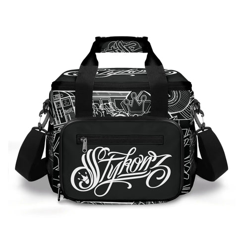 Graffiti Lunch Bag Picnic Bag feat BW Stykonz The Train Master | Hip - Hop Streetwear Cooler Bag - Stykonz Graffiti Streetwear