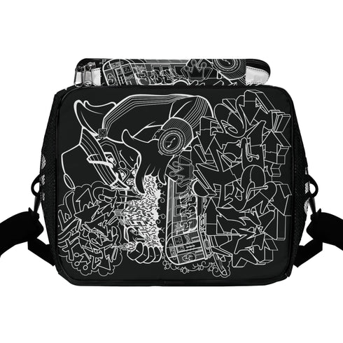 Graffiti Lunch Bag Picnic Bag feat BW Stykonz The Train Master | Hip - Hop Streetwear Cooler Bag - Stykonz Graffiti Streetwear