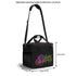 Graffiti Lunch Bag Picnic Bag feat Candy Scriptkonz on Black | Hip - Hop Streetwear Cooler Bag - Stykonz Graffiti Streetwear