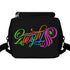 Graffiti Lunch Bag Picnic Bag feat Candy Scriptkonz on Black | Hip - Hop Streetwear Cooler Bag - Stykonz Graffiti Streetwear