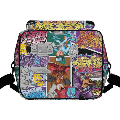 Graffiti Lunch Bag Picnic Bag feat Comic Stykonz | Hip - Hop Streetwear Cooler Bag - Stykonz Graffiti Streetwear