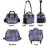 Graffiti Lunch Bag Picnic Bag feat Purple Wildstyle | Hip - Hop Streetwear Cooler Bag - Stykonz Graffiti Streetwear