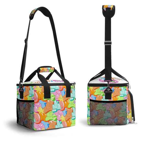 Graffiti Lunch Bag Picnic Bag feat Stykonz Candy | Hip - Hop Streetwear Cooler Bag - Stykonz Graffiti Streetwear