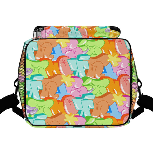 Graffiti Lunch Bag Picnic Bag feat Stykonz Candy | Hip - Hop Streetwear Cooler Bag - Stykonz Graffiti Streetwear
