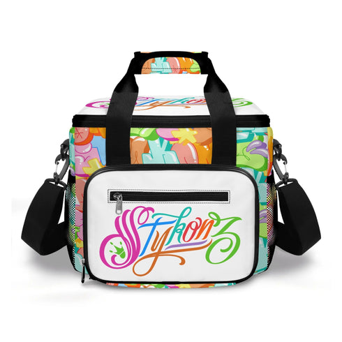 Graffiti Lunch Bag Picnic Bag feat Stykonz Candy | Hip - Hop Streetwear Cooler Bag - Stykonz Graffiti Streetwear