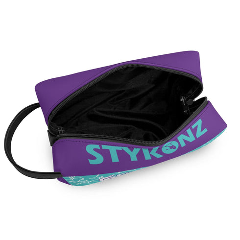 Graffiti Markers Bag Makeup Bag Travel Bag feat Stykonz Turquoise Mix Script - Stykonz Graffiti Streetwear