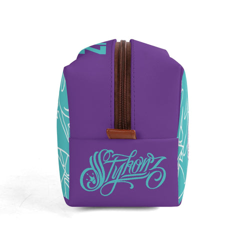 Graffiti Markers Bag Makeup Bag Travel Bag feat Stykonz Turquoise Mix Script - Stykonz Graffiti Streetwear