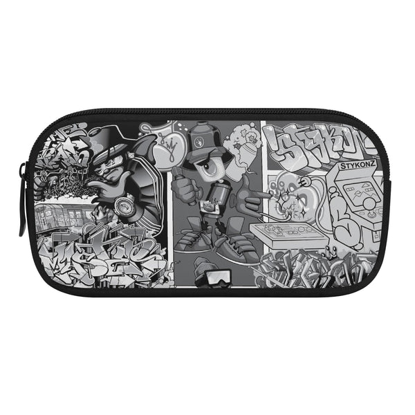 Graffiti Storage Case Markers Pencil Case - feat B&W Comic Stykonz | Hip - Hop Streetwear Accessories - Stykonz Graffiti Streetwear