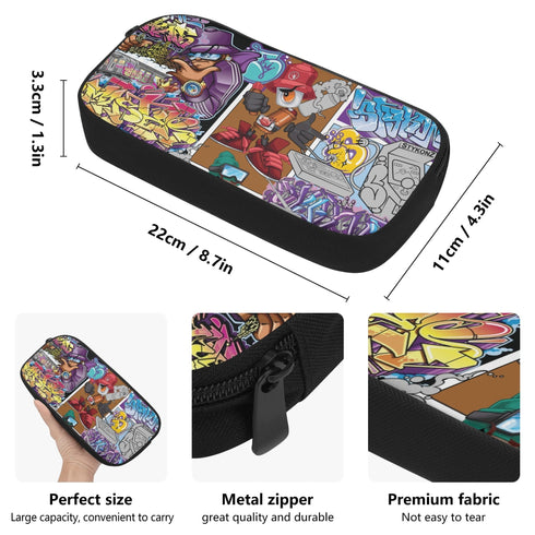 Graffiti Storage Case Markers Pencil Case - feat Comic Stykonz | Hip - Hop Streetwear Accessories - Stykonz Graffiti Streetwear