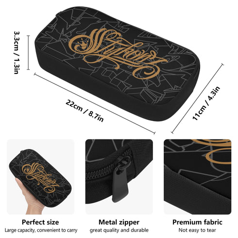 Graffiti Storage Case Markers Pencil Case - feat Scriptkonz Gold | Hip - Hop Streetwear Accessories - Stykonz Graffiti Streetwear