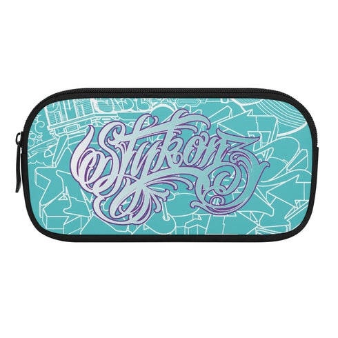 Graffiti Storage Case Markers Pencil Case - feat Turquoise Mix Script | Hip - Hop Streetwear Accessories - Stykonz Graffiti Streetwear